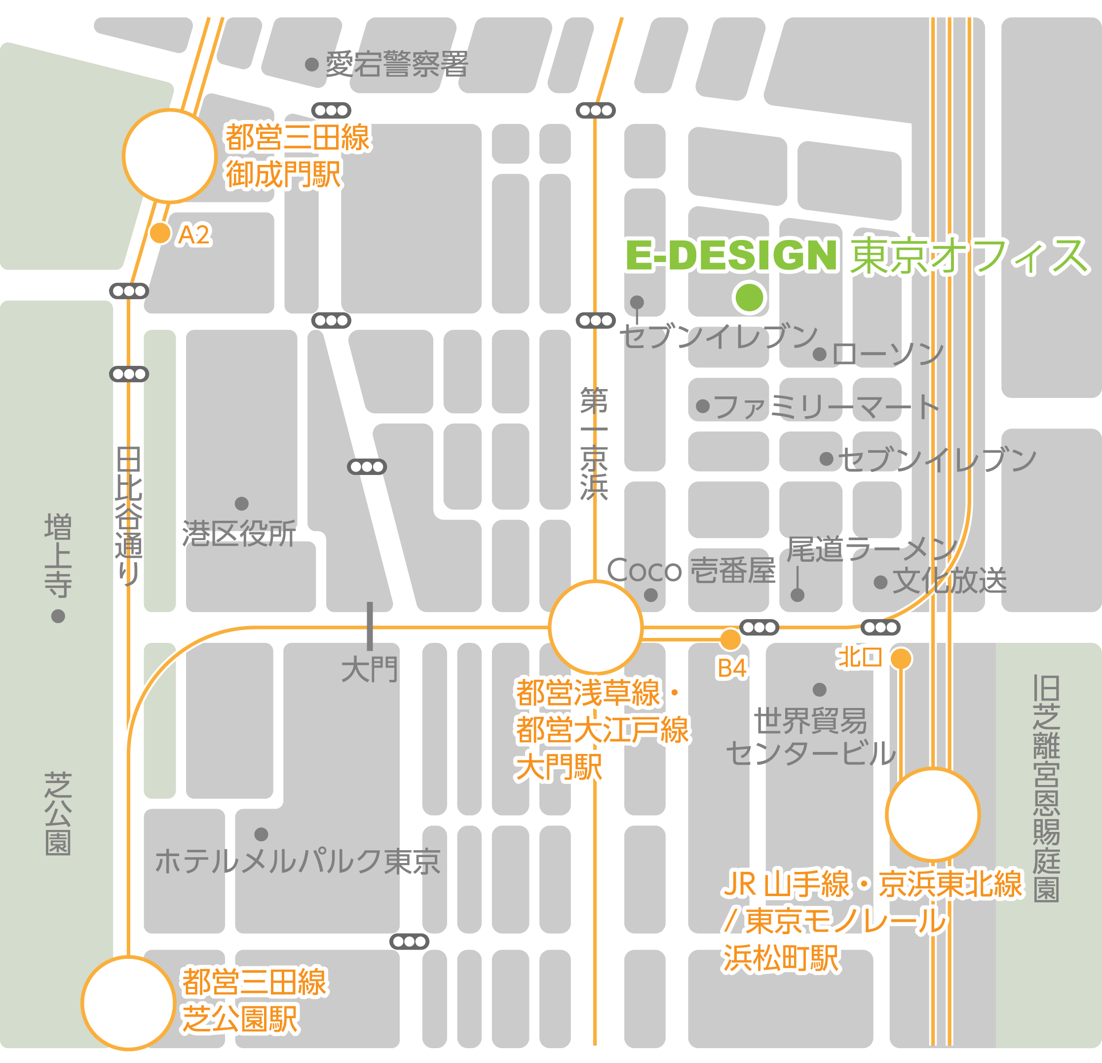 tokyo office map